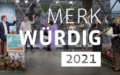 Jule Frielingsdorf erhält den Ehrenamtspreis merk|würdig 2020/21