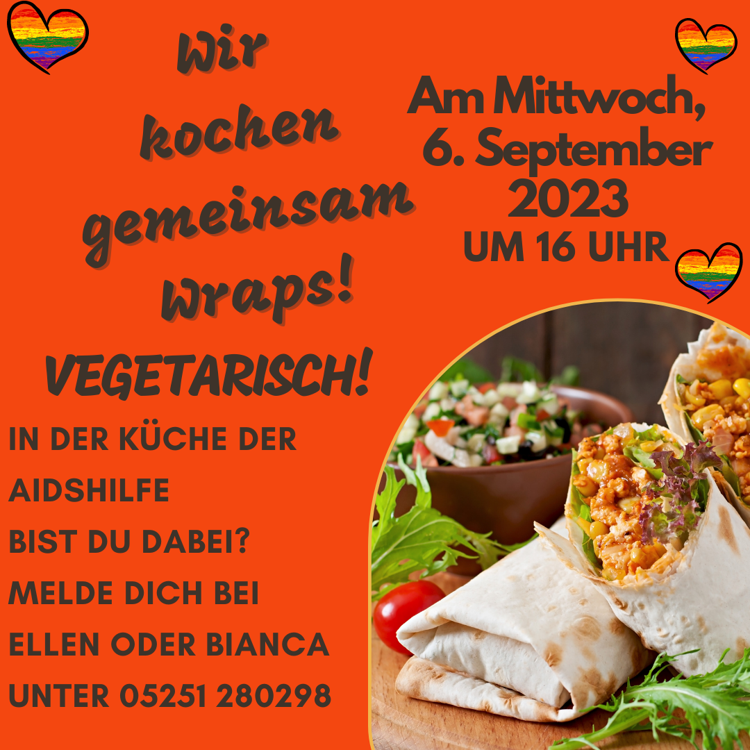 Wir kochen gemeinsam Wraps!