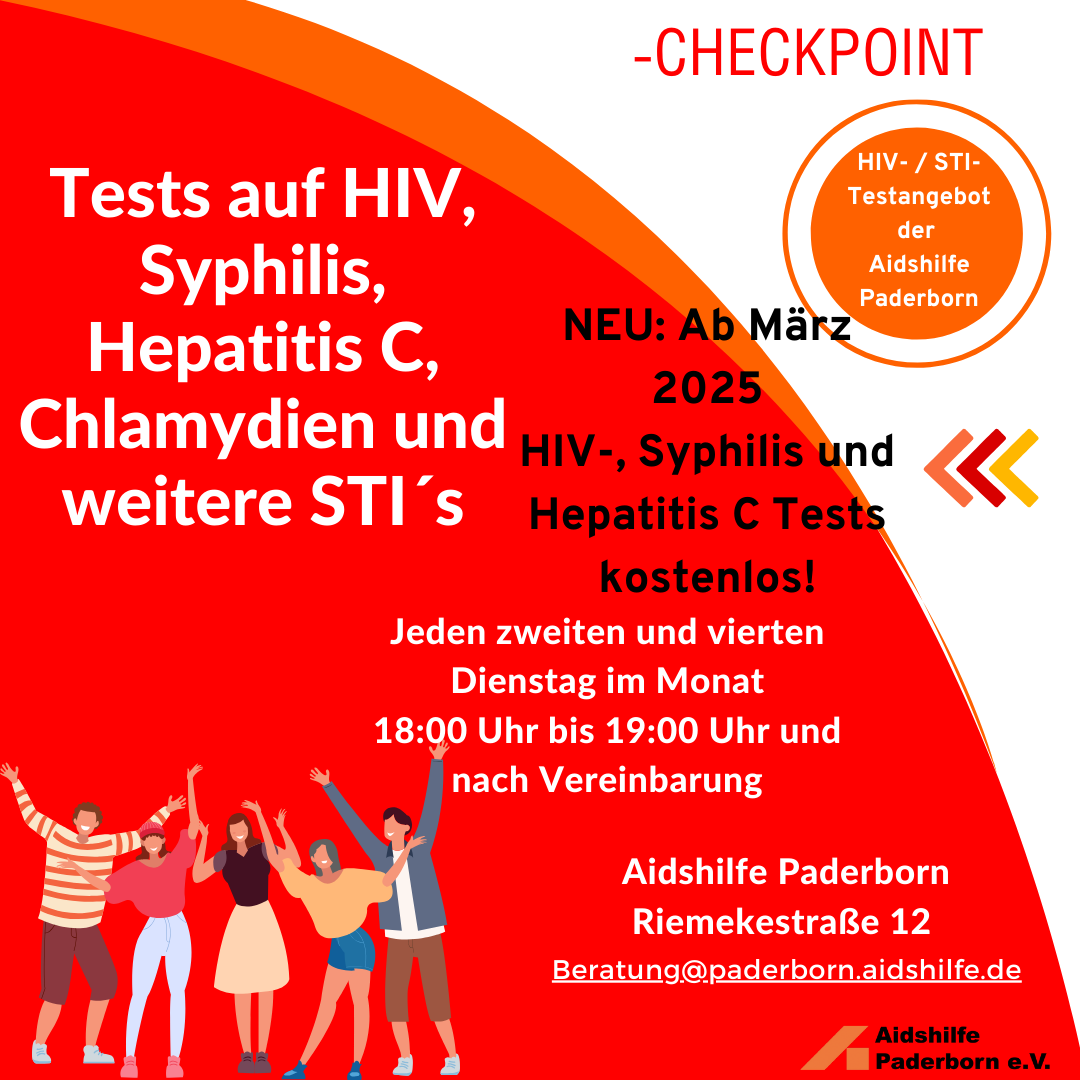 Ab März 2025 HIV, Syphilis und Hepatitis C Tests kostenlos