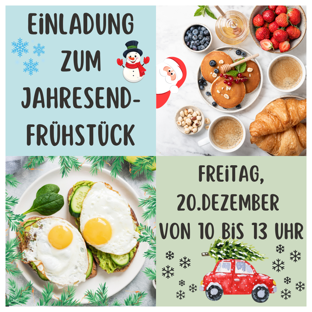 letztes Frühstück im Jahr